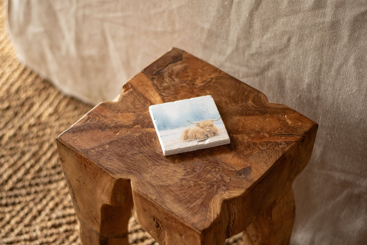 Marble Coasters - Highland at Rest - Cedar Mountain Studios