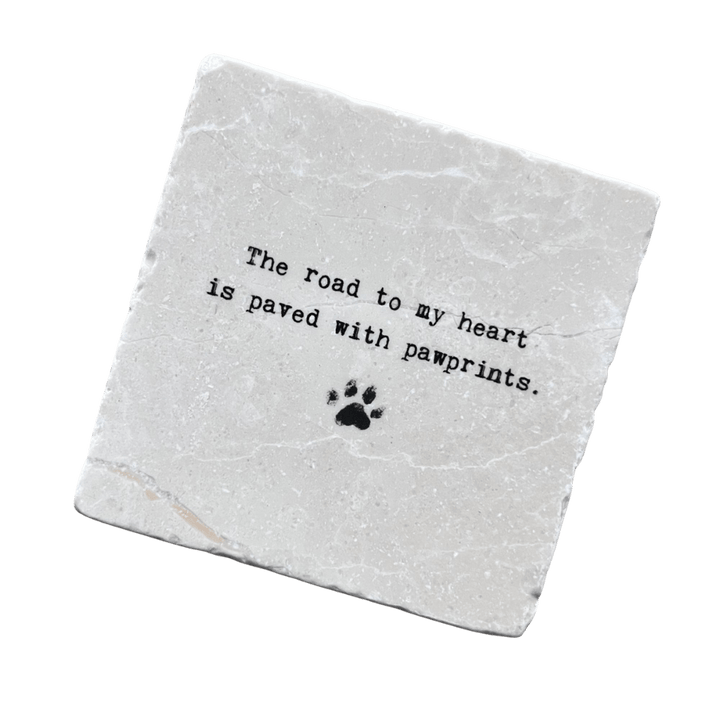 Marble Coasters - The road to my heart - Cedar Mountain Studios