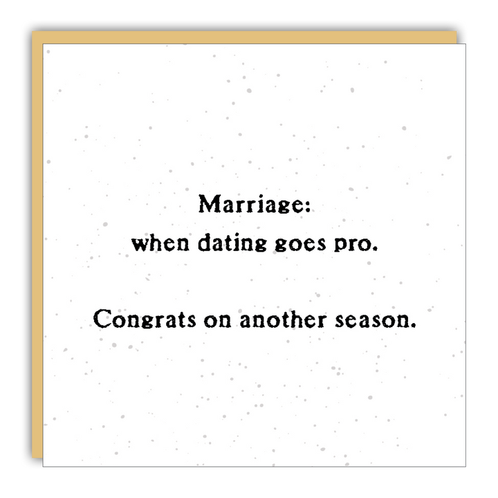 Gift Enclosure - Little Gem - When Dating Goes Pro