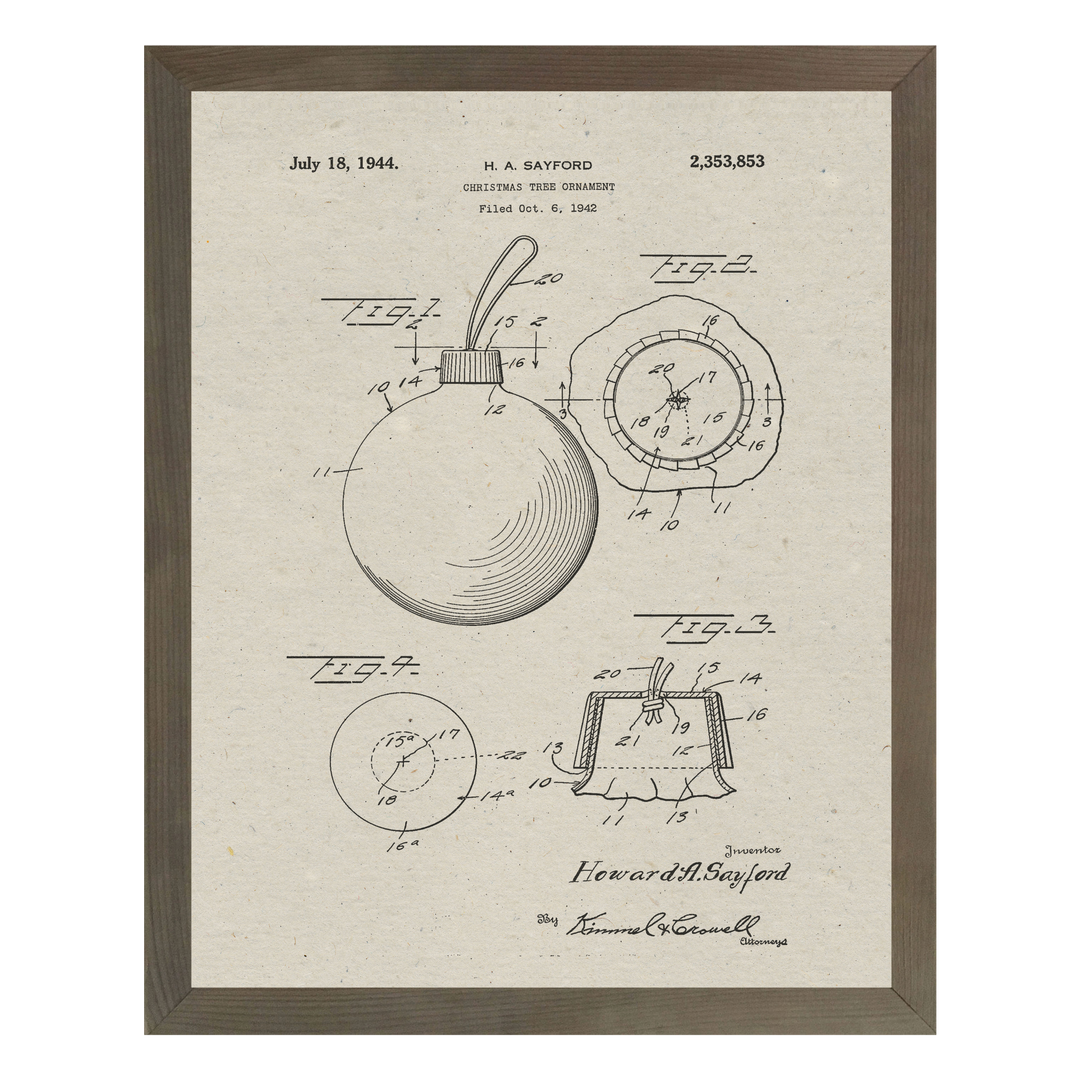 Patent Prints - Ornament