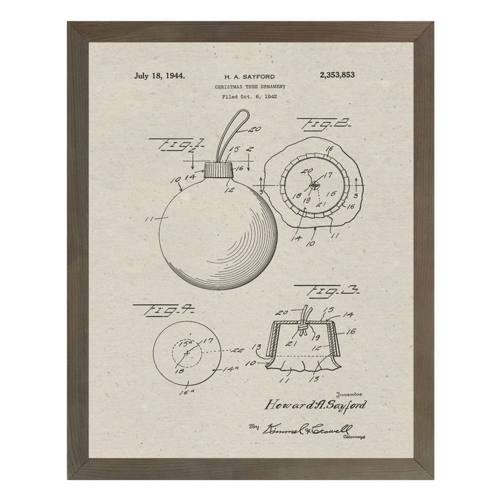 Patent Prints - Ornament