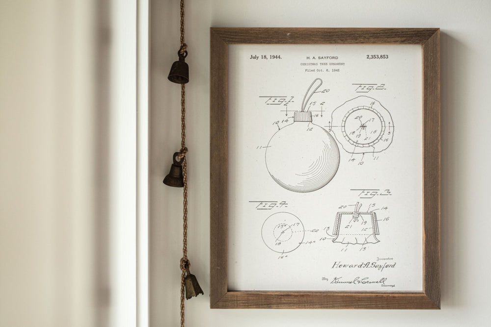 Patent Prints - Ornament - Cedar Mountain Studios
