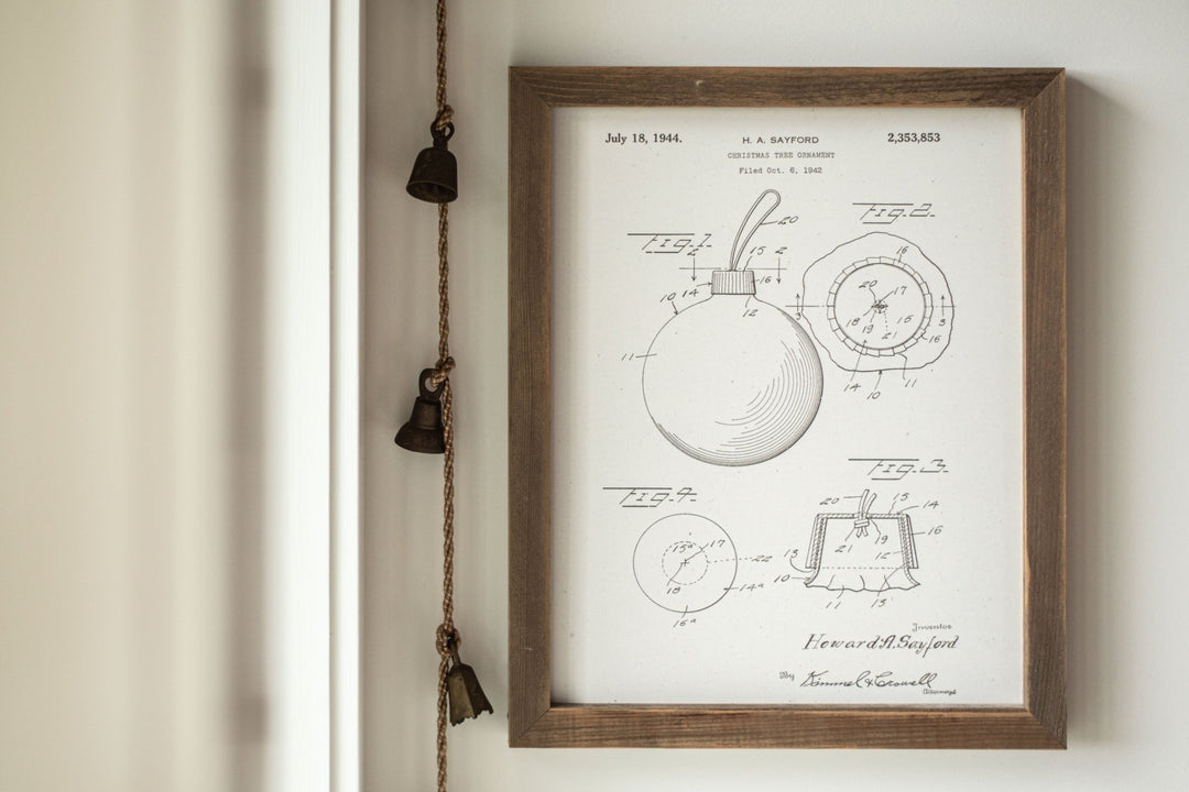 Patent Prints - Ornament - Cedar Mountain Studios