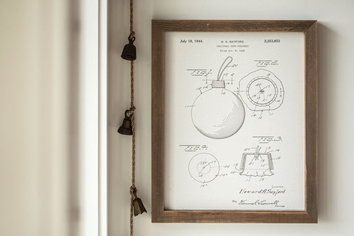 Patent Prints - Ornament - Cedar Mountain Studios