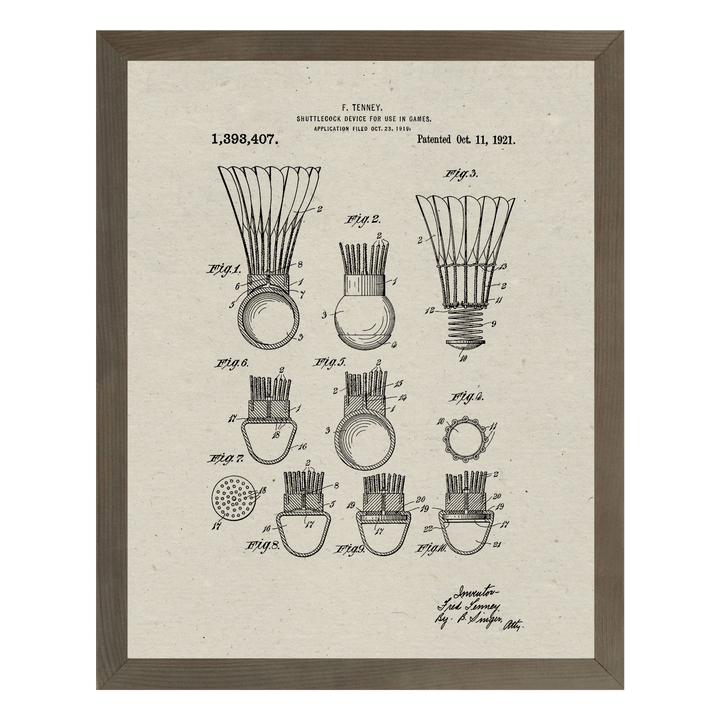 Patent Prints - Shuttercock - Cedar Mountain Studios