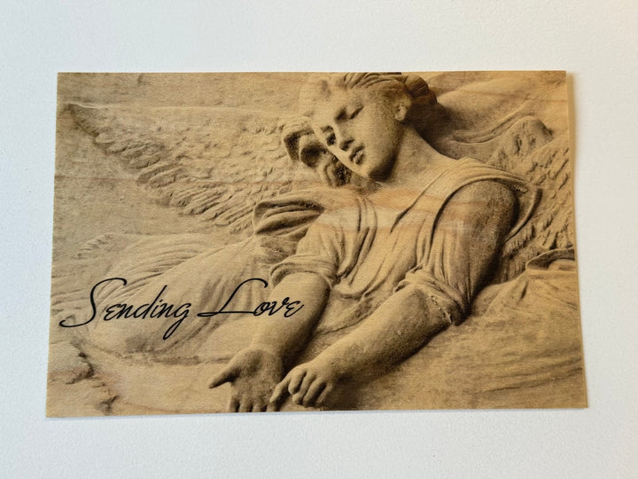 Sending Love Wood Postcard - Cedar Mountain Studios