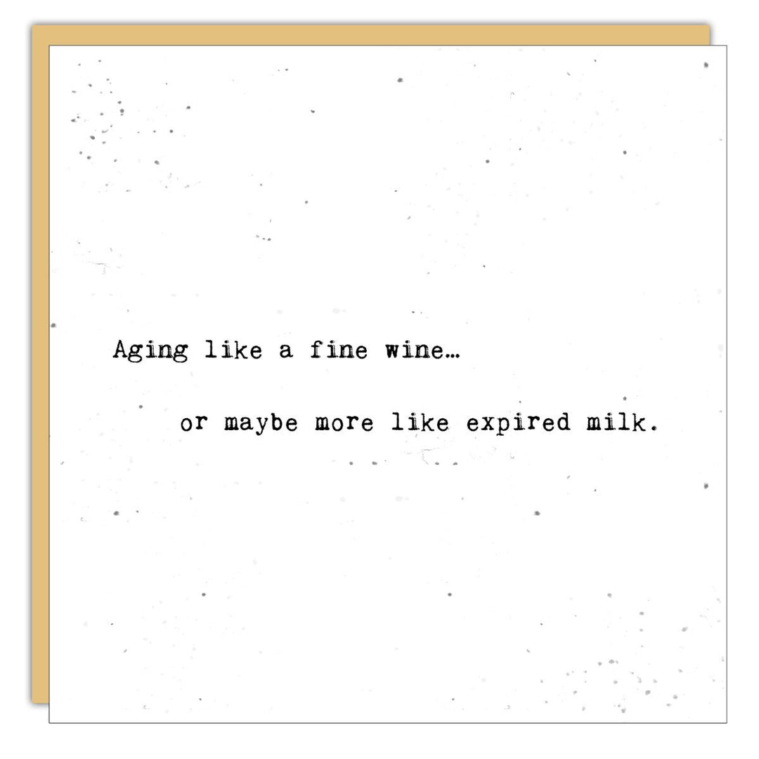 Stationery - Little Gem - Aging like a fine wine - Cedar Mountain Studios