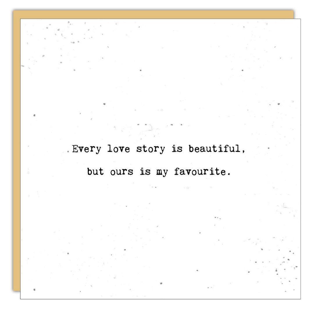 Stationery - Little Gem - Every love story is beautiful - Cedar Mountain Studios