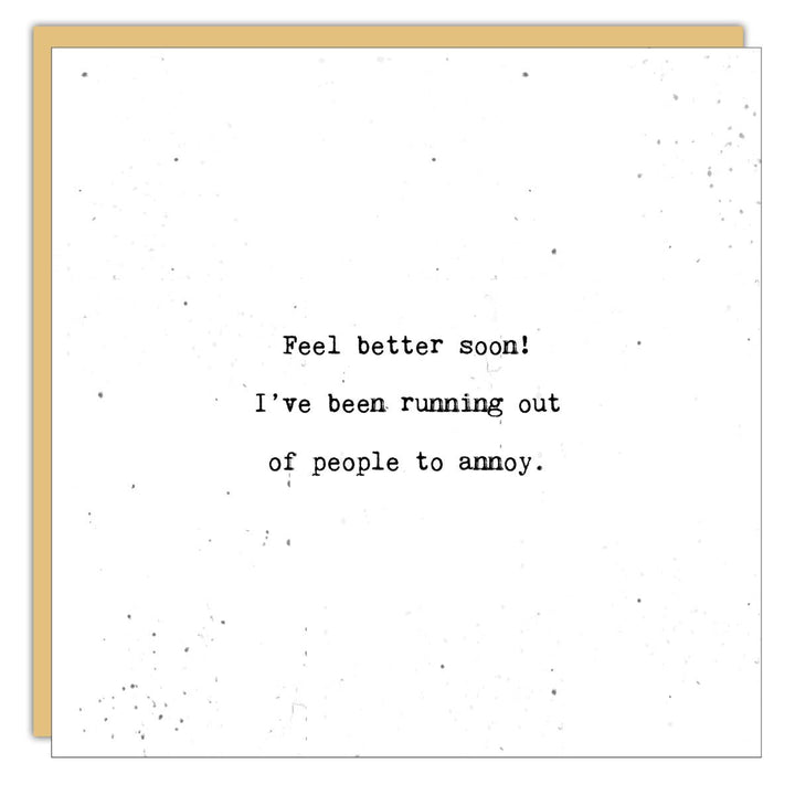 Stationery - Little Gem - Feel better soon! I’ve been running - Cedar Mountain Studios