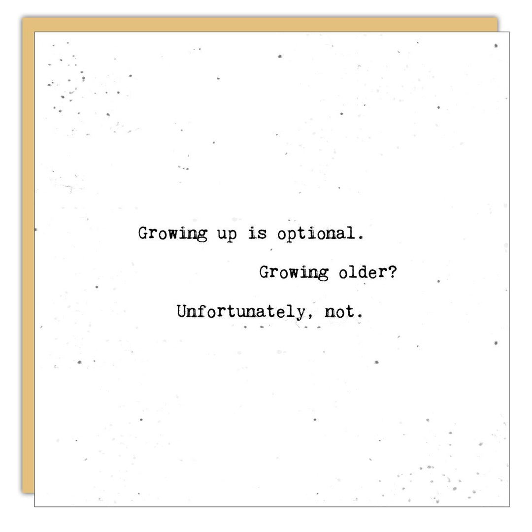 Stationery - Little Gem - Growing up is optional - Cedar Mountain Studios