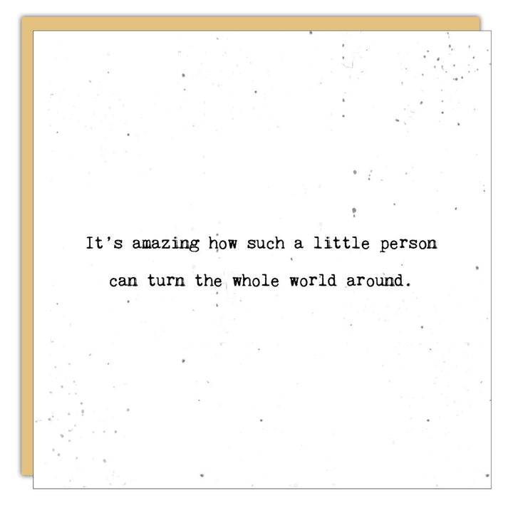 Stationery - Little Gem - It’s amazing how such a little person - Cedar Mountain Studios