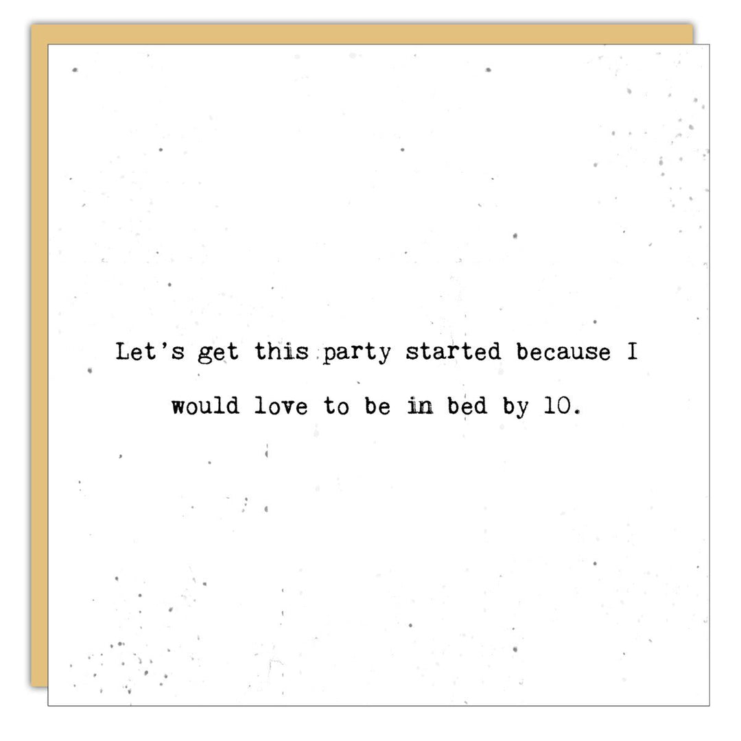 Stationery - Little Gem - Let’s get this party started - Cedar Mountain Studios
