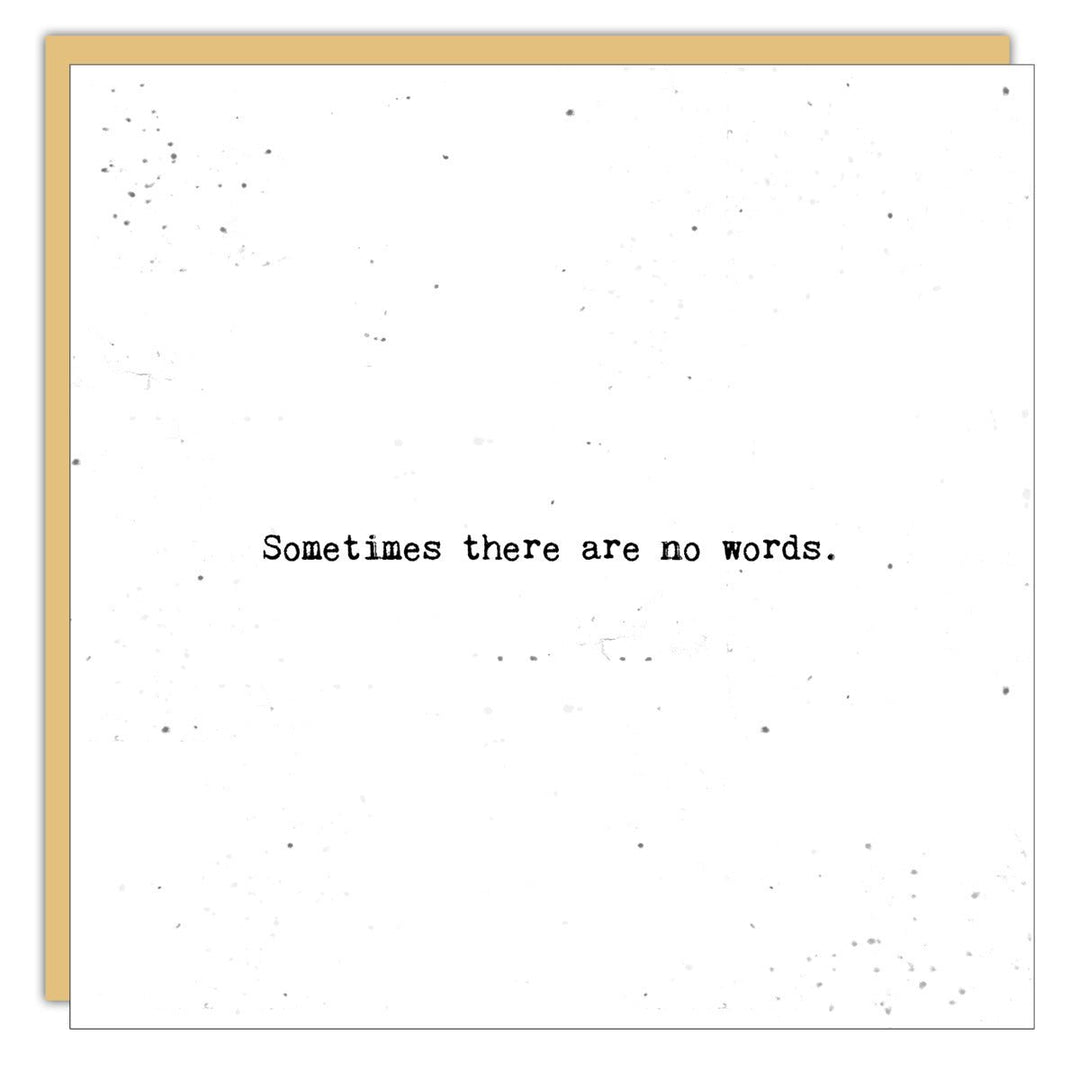 Stationery - Little Gem - Sometimes there are no words - Cedar Mountain Studios
