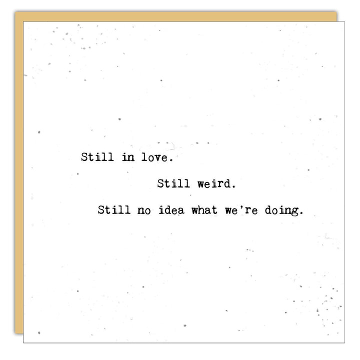 Stationery - Little Gem - Still in love. Still weird. Still no idea - Cedar Mountain Studios