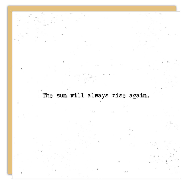 Stationery - Little Gem - The sun will always rise again - Cedar Mountain Studios