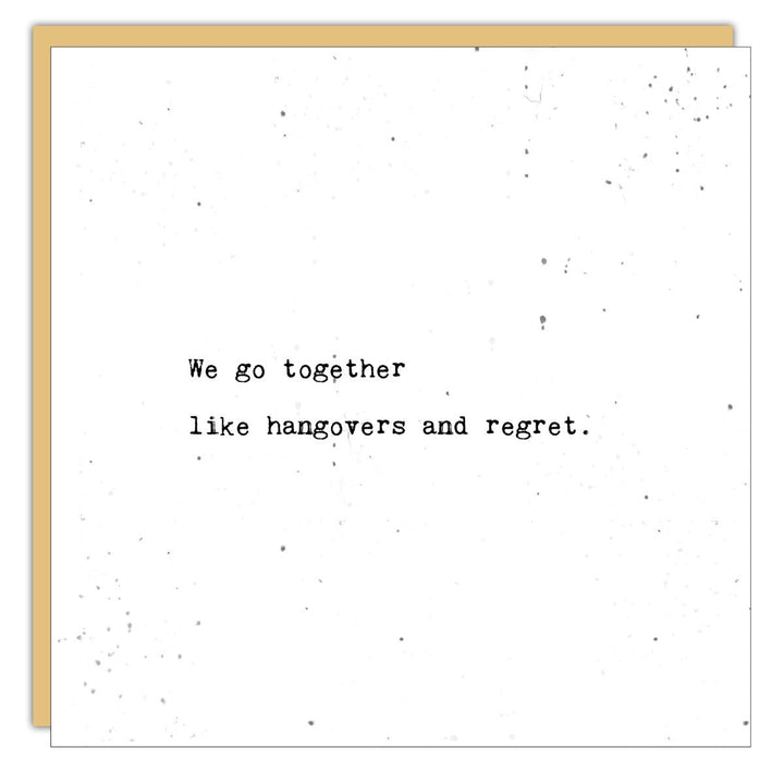 Stationery - Little Gem - We go together like hangovers - Cedar Mountain Studios