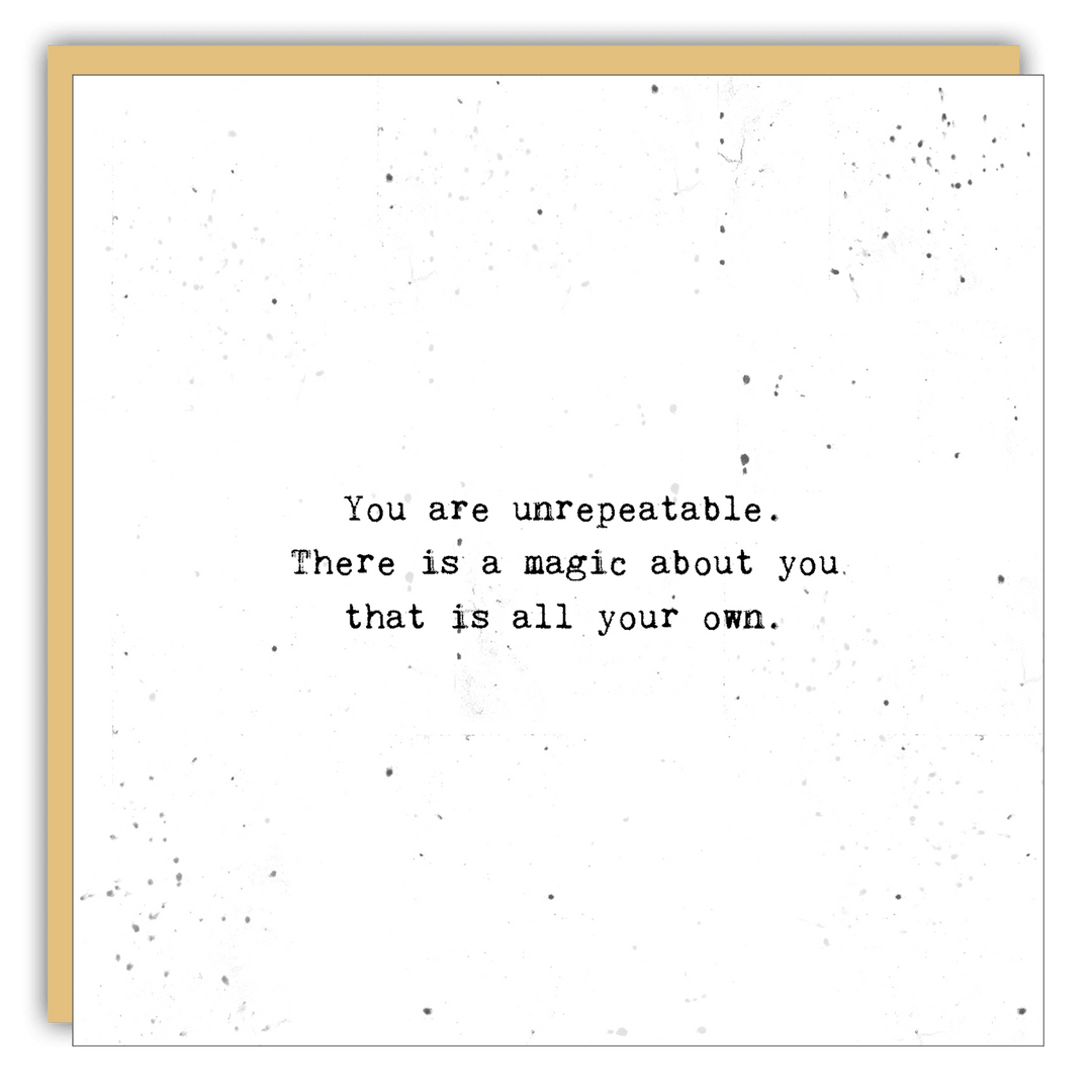 Stationery - Little Gem - You are unrepeatable - Cedar Mountain Studios