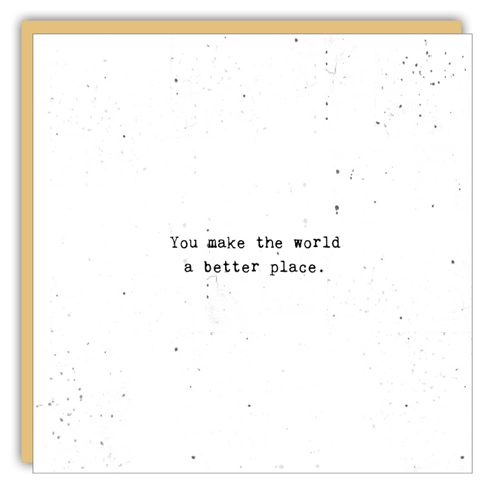 Stationery - Little Gem - You make the world a better place - Cedar Mountain Studios