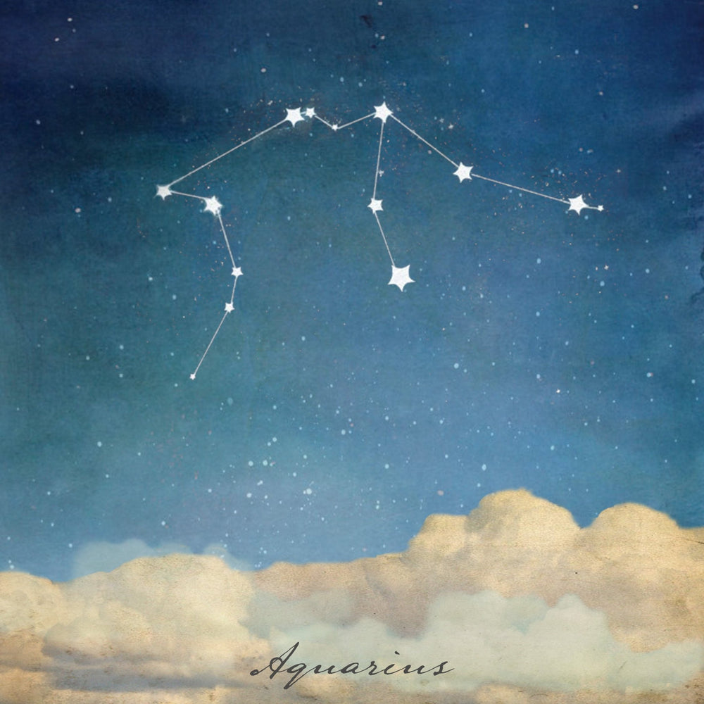 Stationery - Lost & Found Card - Aquarius Zodiac - Cedar Mountain Studios