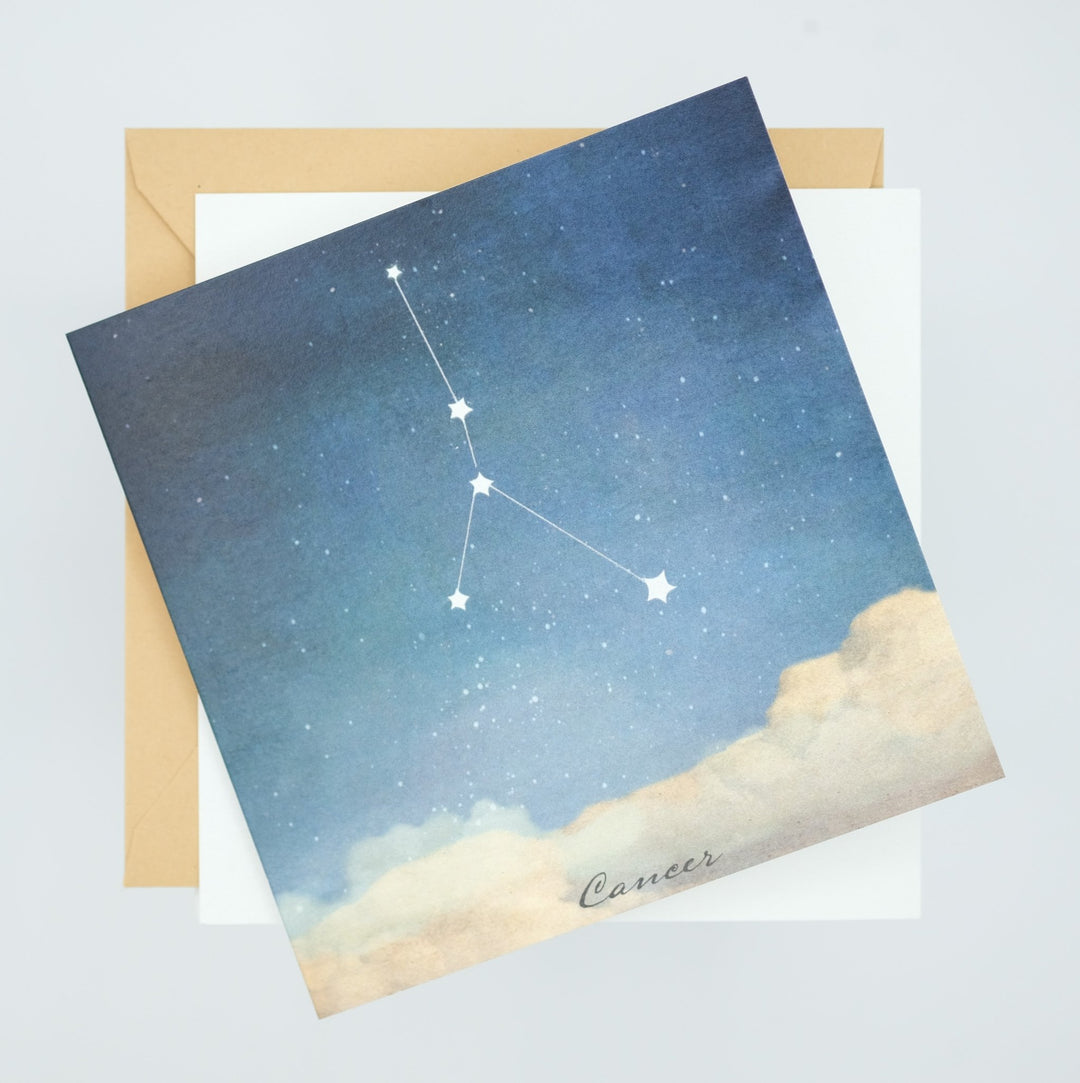 Stationery - Lost & Found Card - Cancer Zodiac - Cedar Mountain Studios