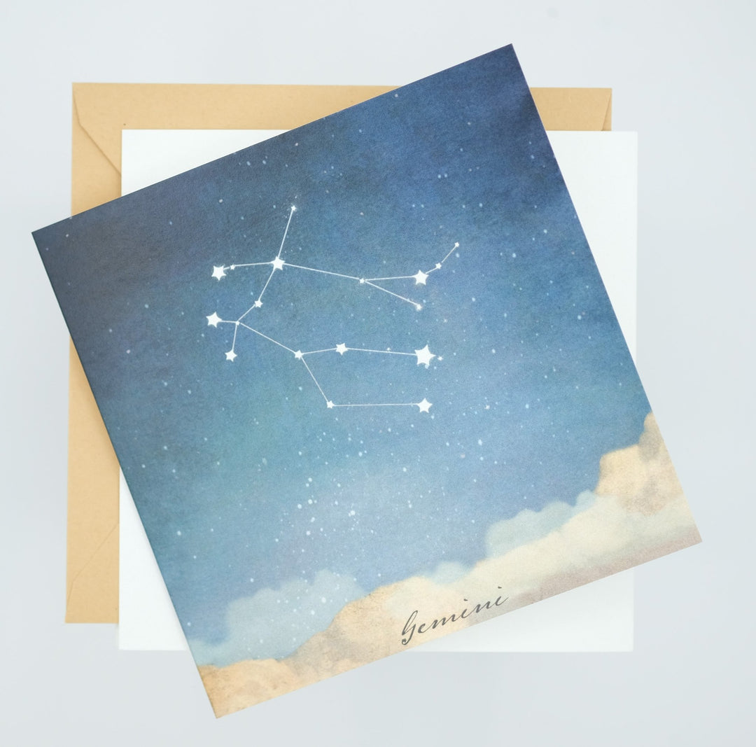 Stationery - Lost & Found Card - Gemini Zodiac - Cedar Mountain Studios