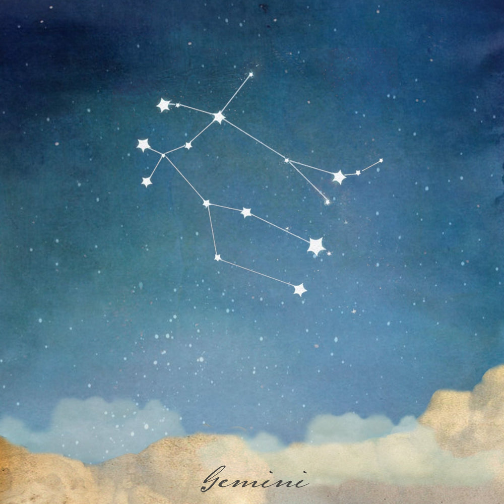 Stationery - Lost & Found Card - Gemini Zodiac - Cedar Mountain Studios
