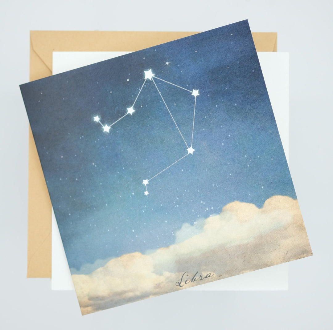 Stationery - Lost & Found Card - Libra Zodiac - Cedar Mountain Studios