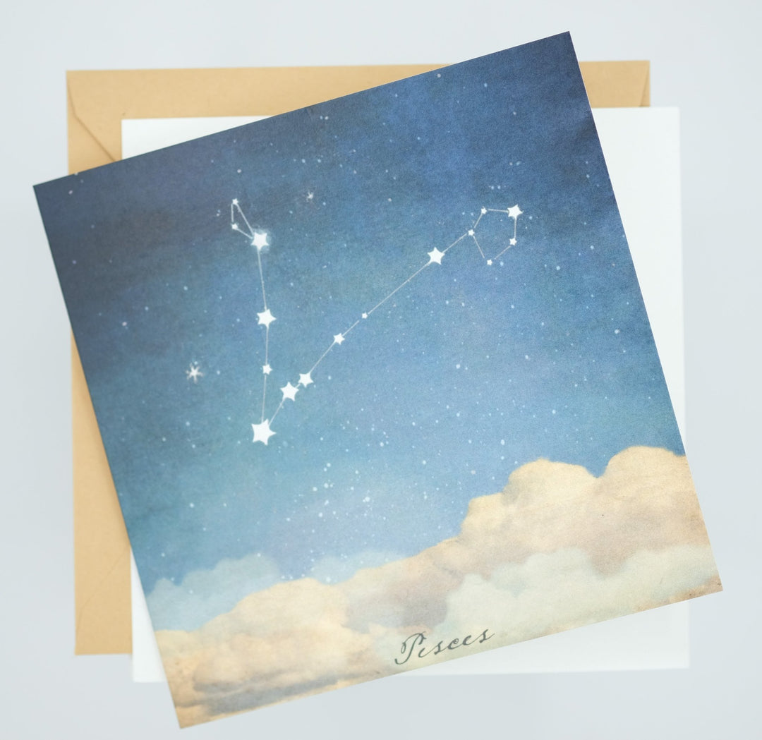 Stationery - Lost & Found Card - Pisces Zodiac - Cedar Mountain Studios