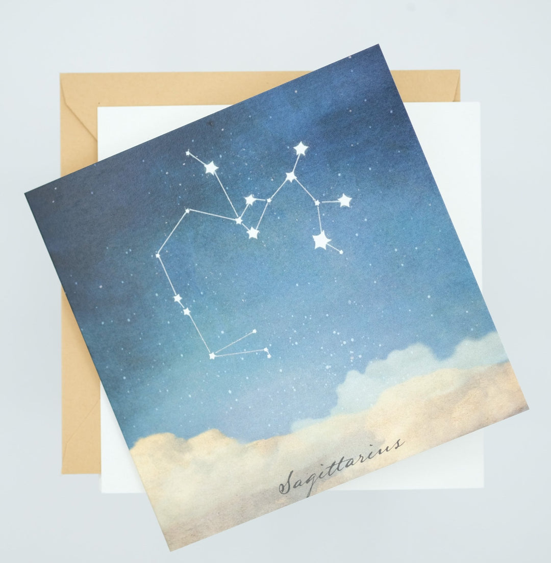 Stationery - Lost & Found Card - Sagittarius Zodiac - Cedar Mountain Studios