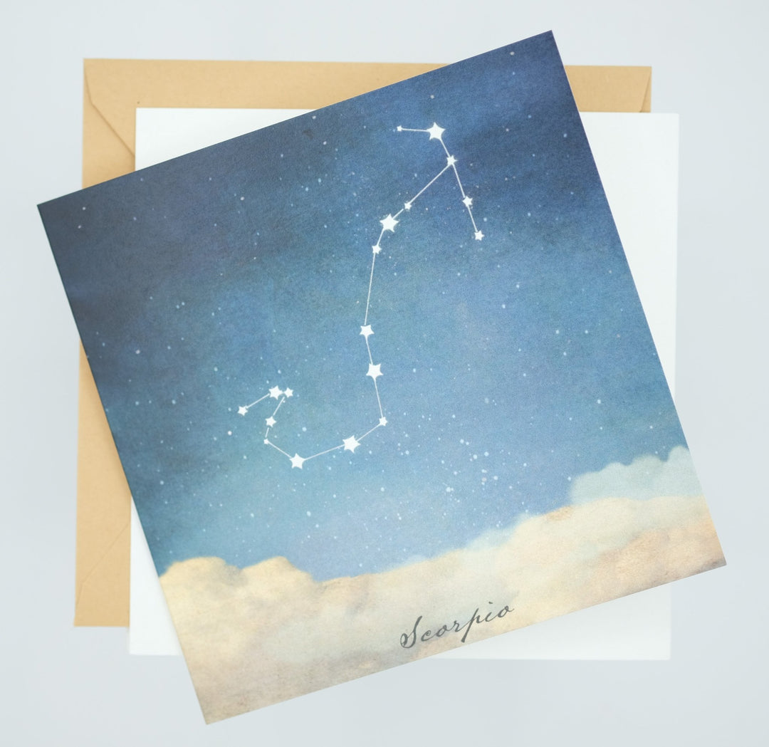 Stationery - Lost & Found Card - Scorpio Zodiac - Cedar Mountain Studios