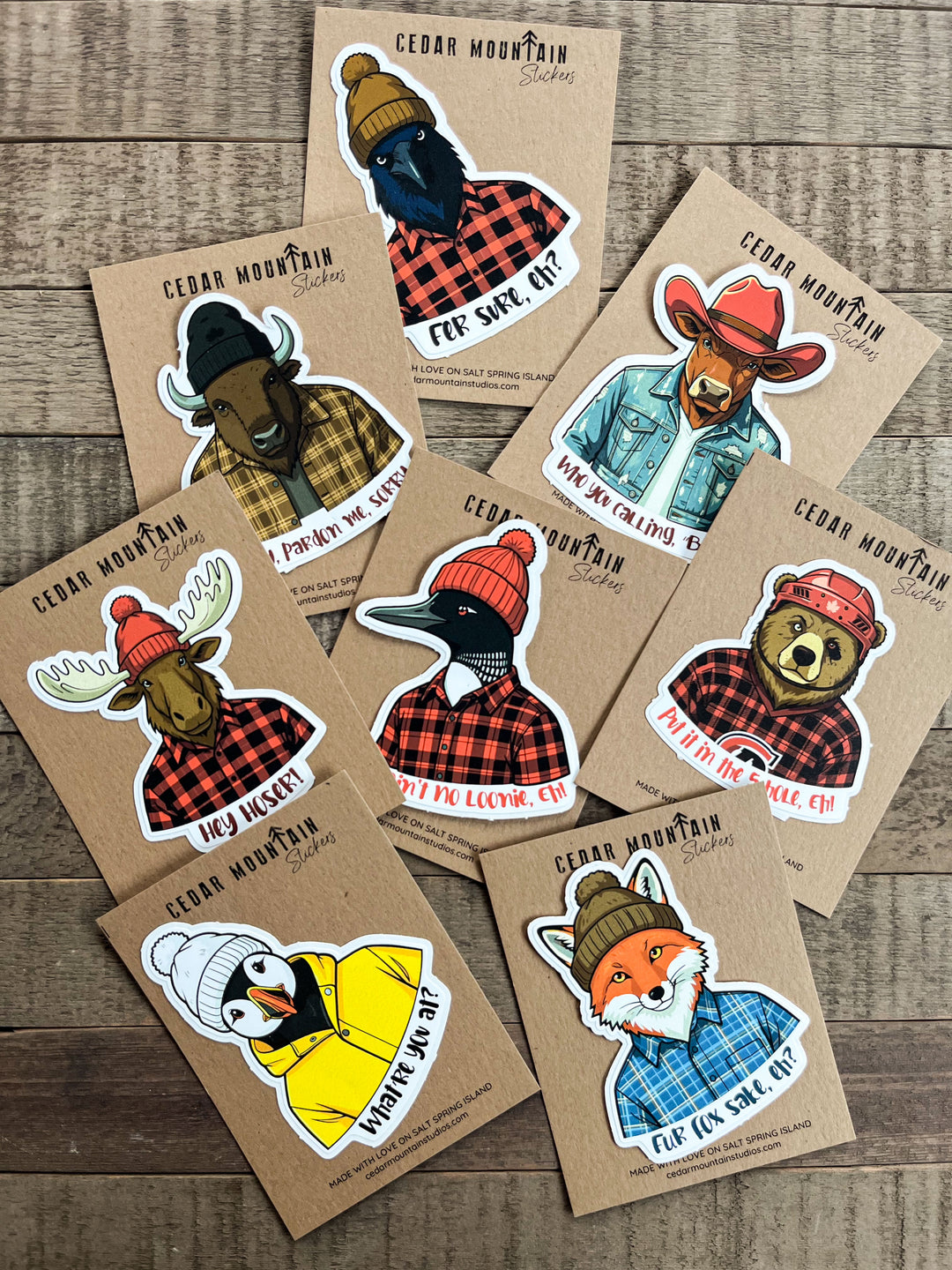 Stickers | Stick around, eh? - For sure, eh?