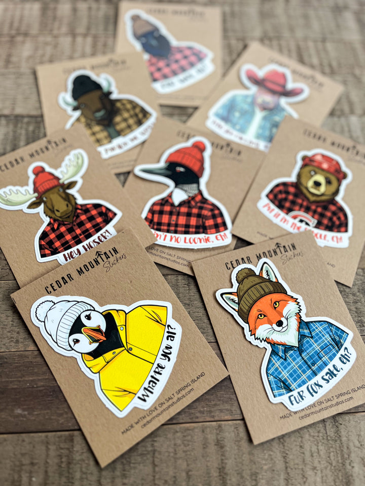 Stickers | Stick around, eh? - For sure, eh?