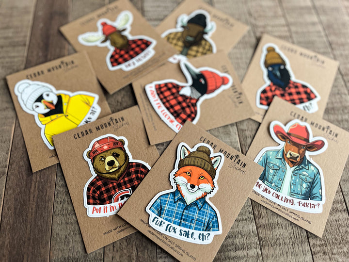 Stickers | Stick around, eh? - For sure, eh?