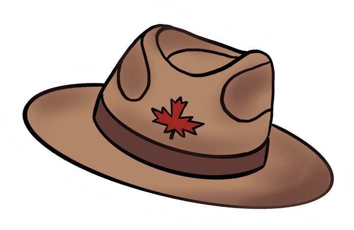 Stickers | Stick around, eh? - Hat - Cedar Mountain Studios