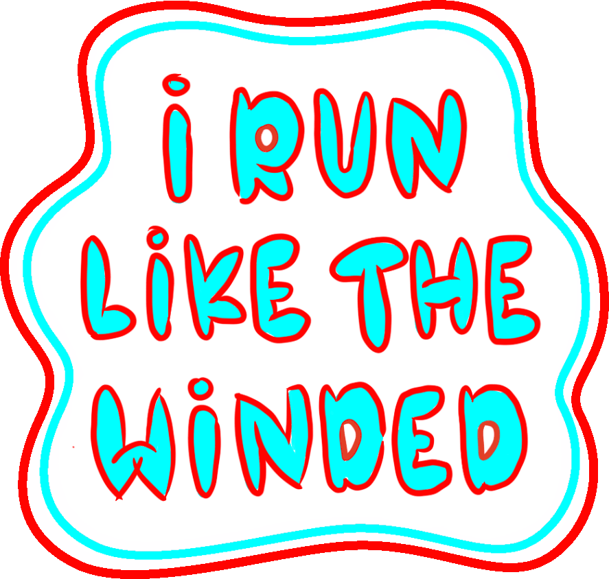Stickers | Stick With it - I run like the winded - Cedar Mountain Studios