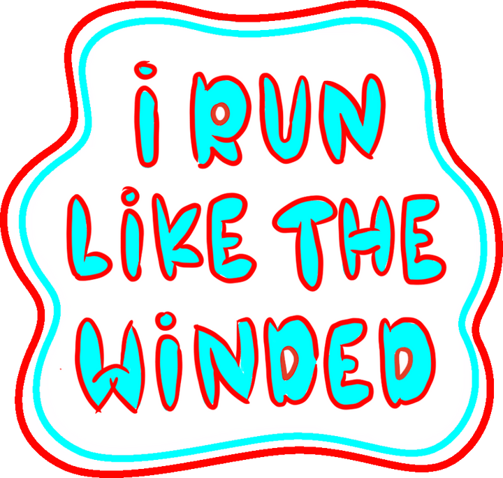 Stickers | Stick With it - I run like the winded - Cedar Mountain Studios