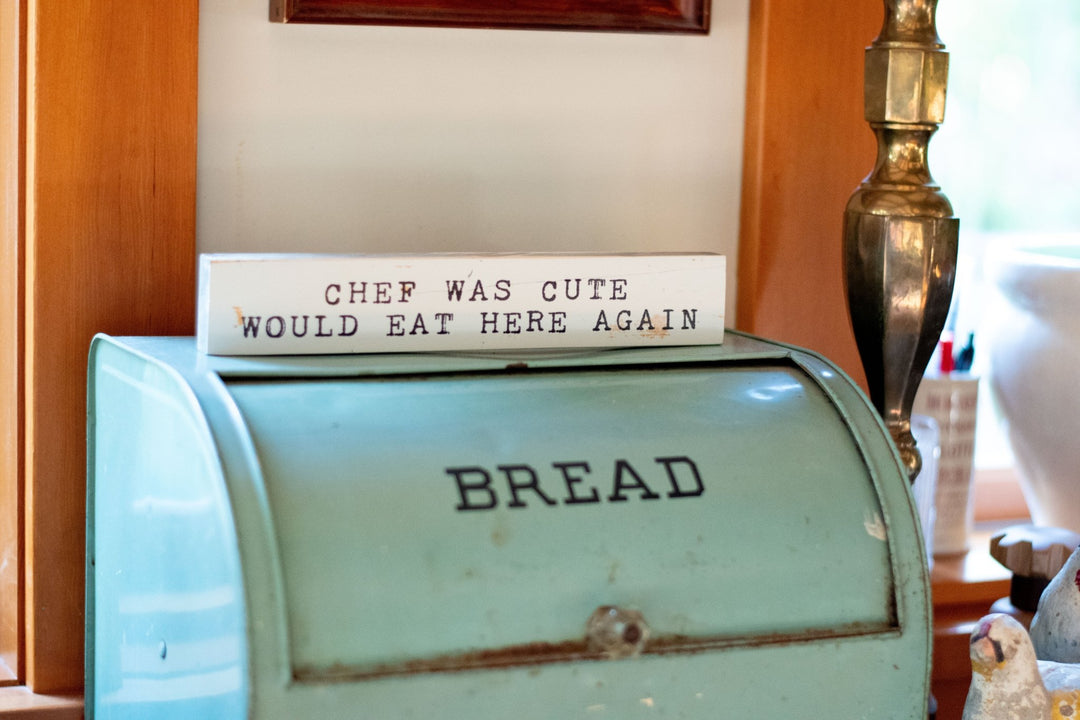 Timber Bit - Large - Chef was cute - Cedar Mountain Studios