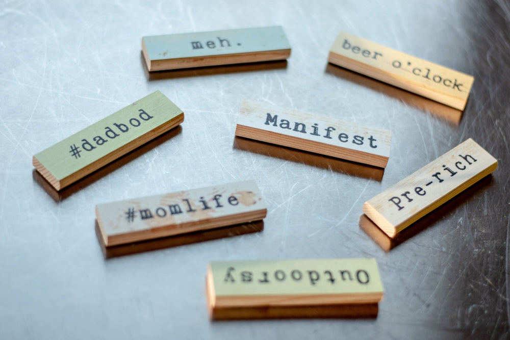 Timber Magnet - Wine o'clock - Cedar Mountain Studios