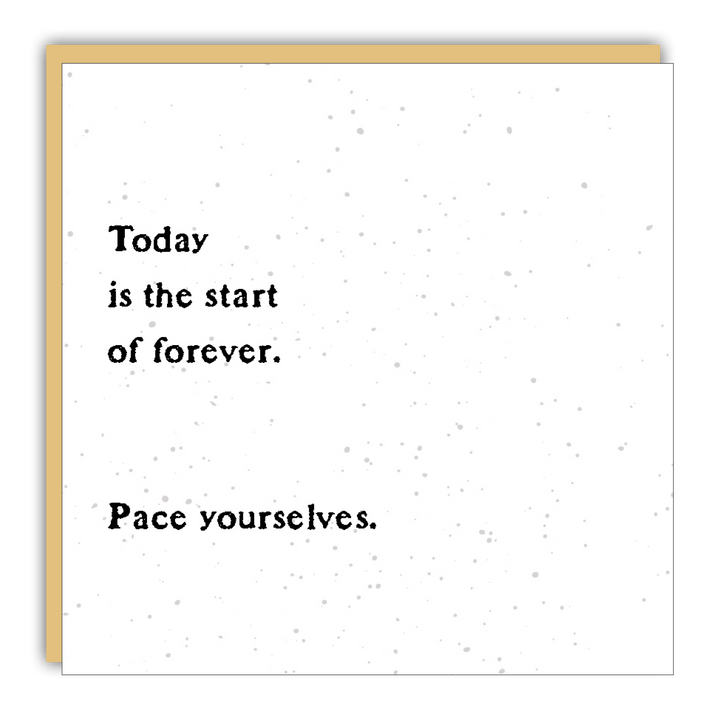 Gift Enclosure - Little Gem - Today is the start of forever