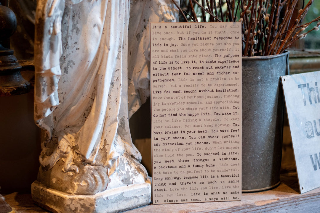 Typewriter Sign - Rescue Dog - Cedar Mountain Studios