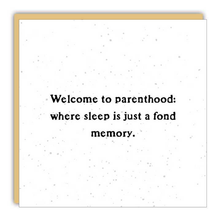 Gift Enclosure - Little Gem - Welcome to parenthood