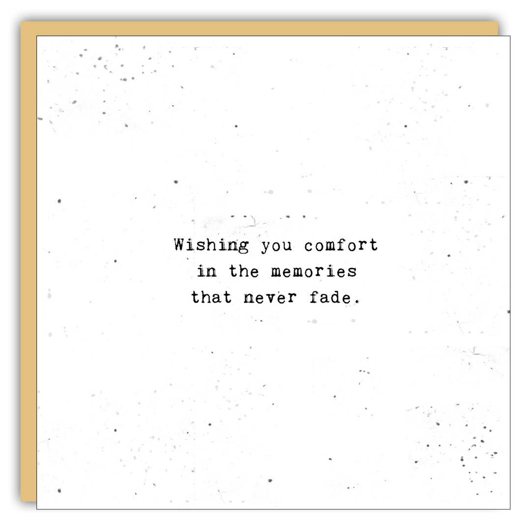 Keepsake Cards - Little Gem - Wishing you comfort