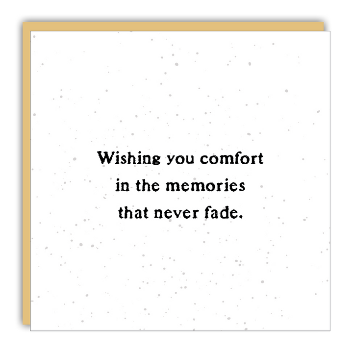 Gift Enclosure - Little Gem - Wishing you comfort
