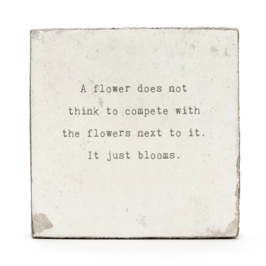 A Flower Does Not Little Gem - Cedar Mountain Studios