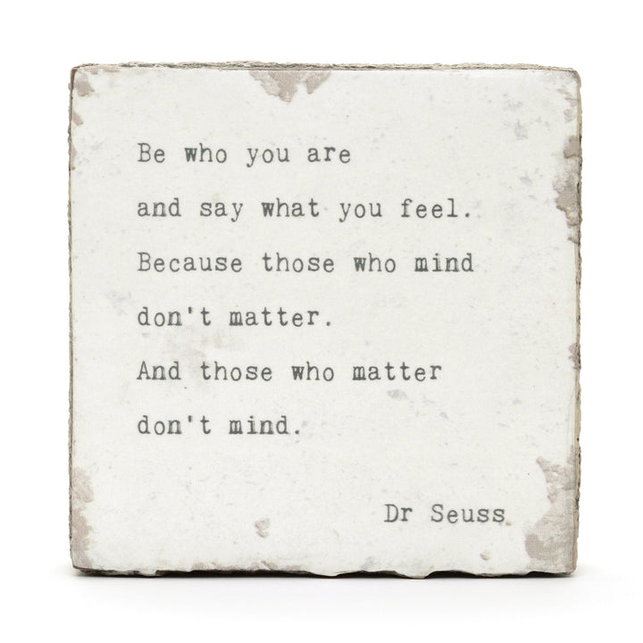 Be Who (Dr. Suess) Little Gem - Cedar Mountain Studios