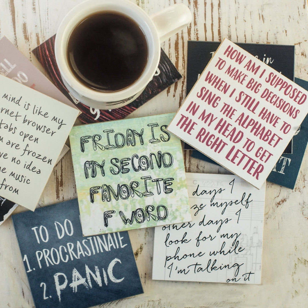 Frankly Autocorrect Coaster or Magnet - Cedar Mountain Studios