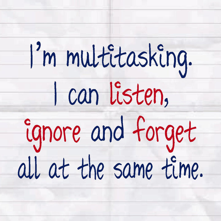 I'm Multitasking Coaster or Magnet - Cedar Mountain Studios