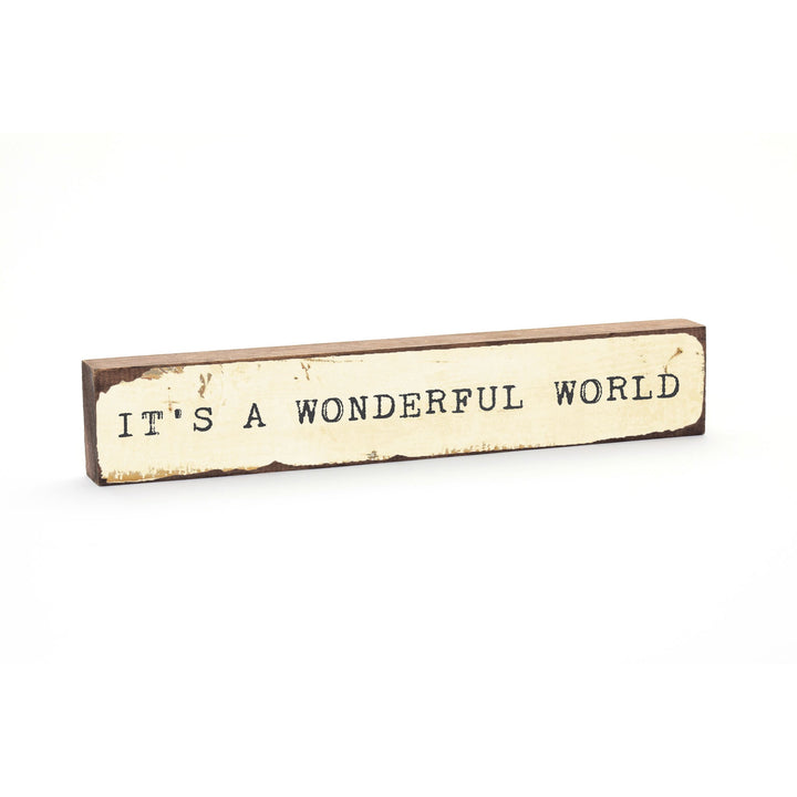 It's A Wonderful World Timber Bit - Cedar Mountain Studios