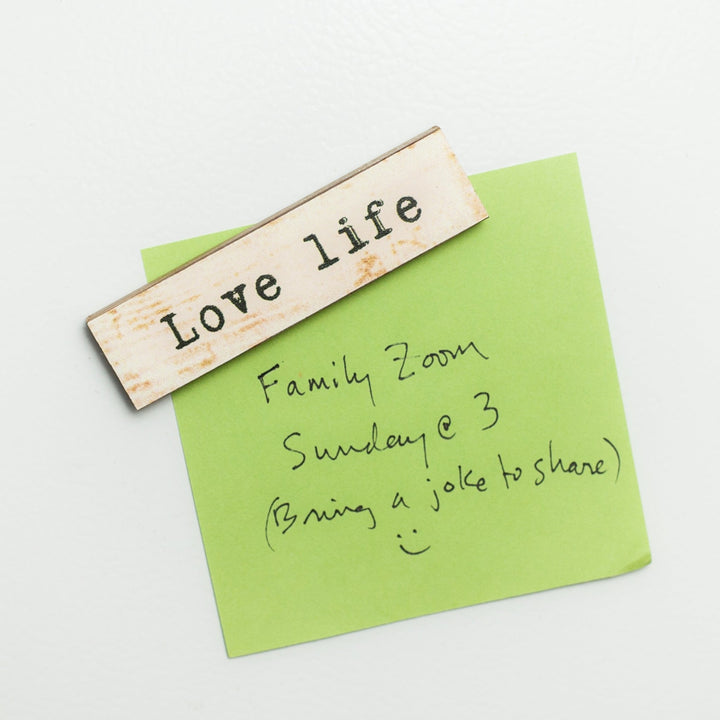 Love Life Timber Magnet - Cedar Mountain Studios