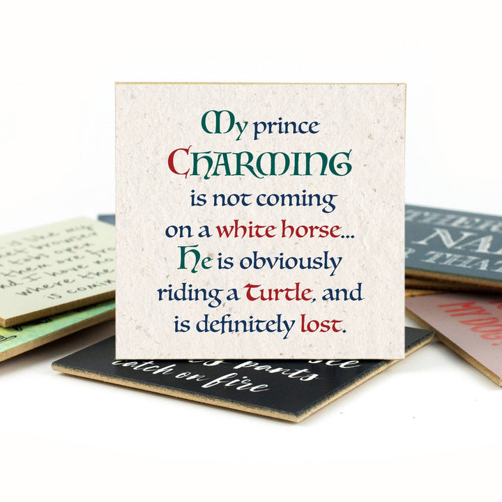 My Prince Charming Coaster or Magnet - Cedar Mountain Studios